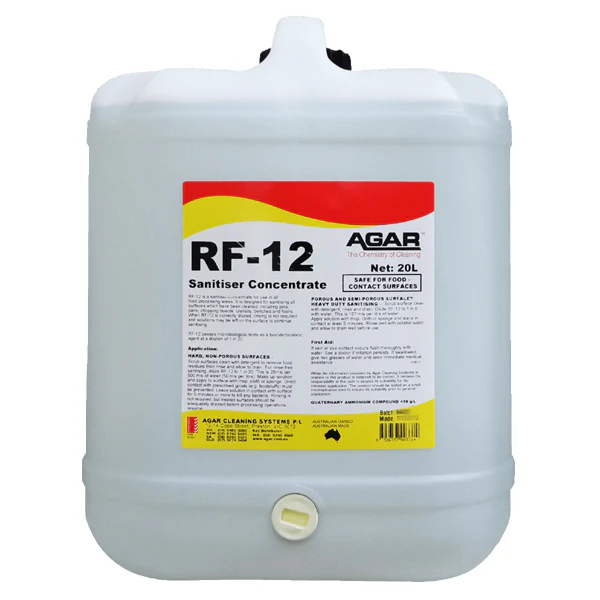 Agar RF12 No Rinsing Food Grade Sanitiser Concentrate - Image 5