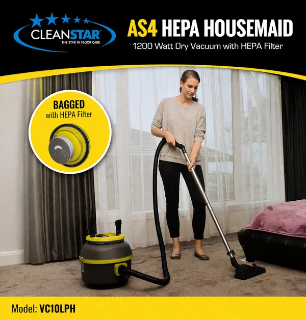 Housemaid 10 Litre Pull Along Vacuum Cleaner - Image 3
