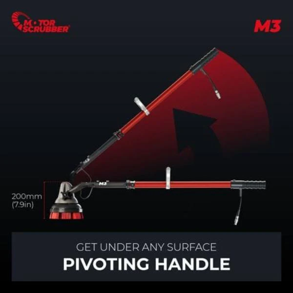 M3 MotorScrubber Cordless Powerful, Lightweight Floor Scrubber - Image 16