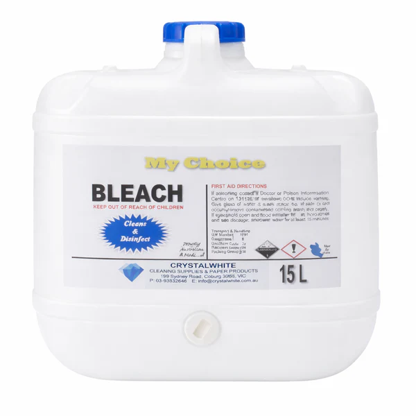 My Choice Bleach 8% Chlorine Powerful Whitener and Stain Remover - Image 3