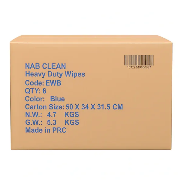 NAB Multi Purposes Heavy Duty Wipes 90 Perforated Sheets In Roll - Image 5