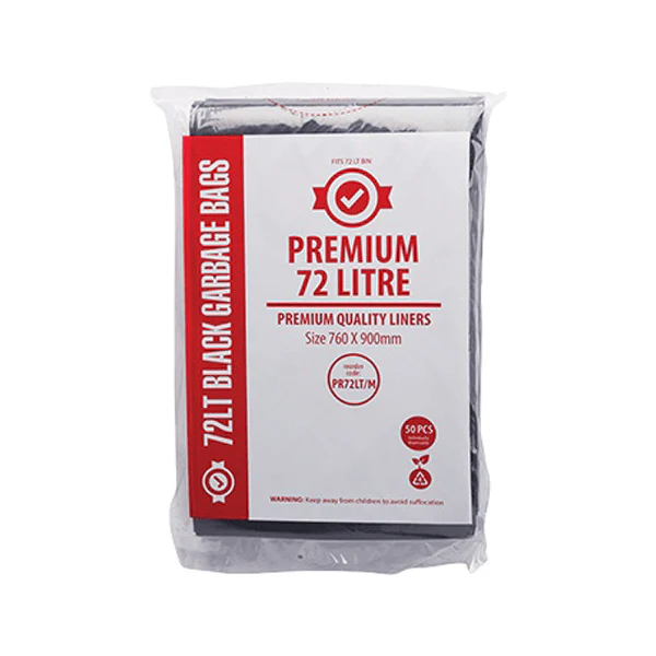 Premium 72Lt Black Bin Liners | 250 Bags - Image 3
